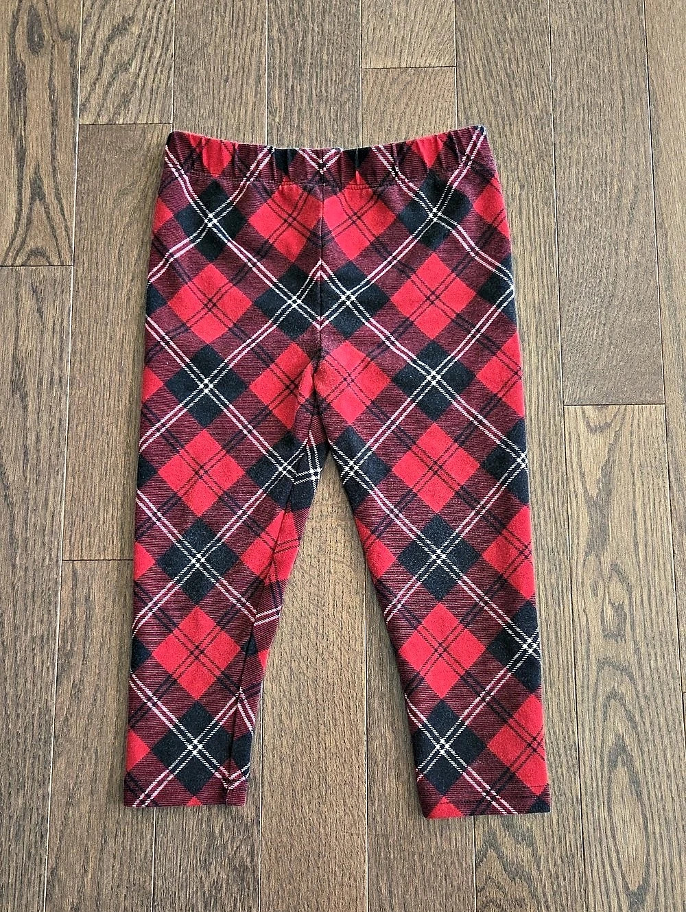 Ralph Lauren Plaid Leggings in Red & Black Size 24M